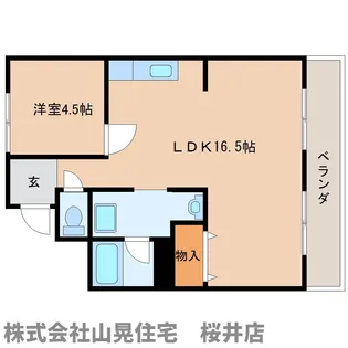 フォルテ桜井【3階】の間取り