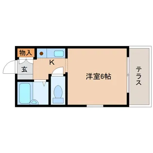奈良県奈良市学園南3丁目【アパート】の間取り