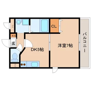 奈良県奈良市東九条町【アパート】の間取り