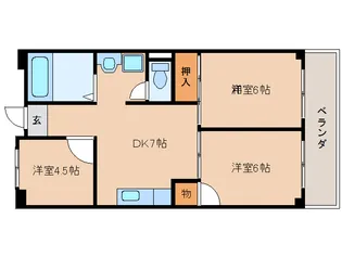 シティコープ新大宮【6階】の間取り