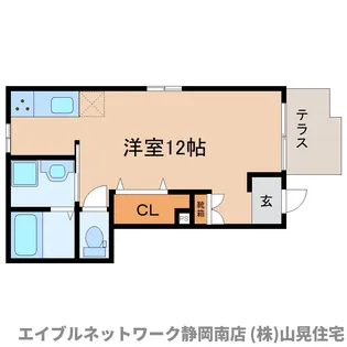 1Rの間取り画像