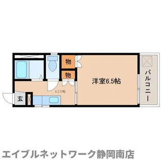 コンシェール森谷B【101号室】の間取り