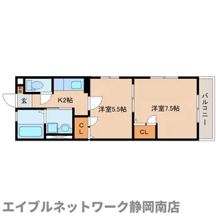 ユーディアII【1階】の間取り