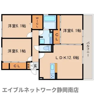 リエーヴル池田【2階】の間取り