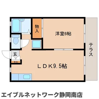 パレステージ石田【102号室】の間取り