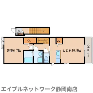マークスフォー【2階】の間取り
