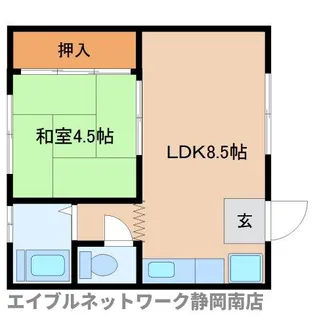 ハイデルベルク【102号室】の間取り