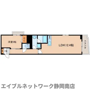 稲川セゾンヴェール【301号室】の間取り