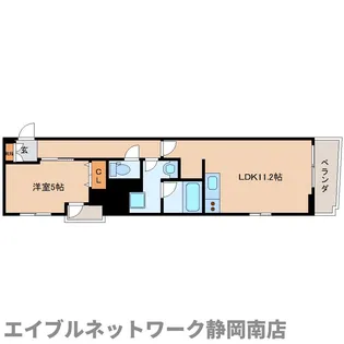 稲川セゾンヴェール【603号室】の間取り