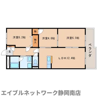 グランドゥール稲川【1階】の間取り