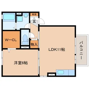 シャルマン【2階】の間取り