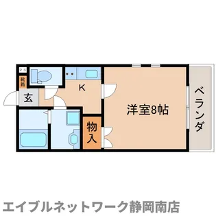 アーク静岡東【101号室】の間取り