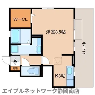 アムールⅡ【1階】の間取り
