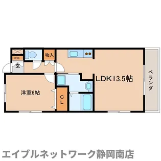 カノン【101号室】の間取り