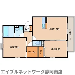 グランシャリオ【2階】の間取り
