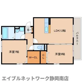 グランシャリオ【3階】の間取り
