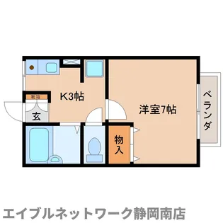 スカイハイム【2階】の間取り