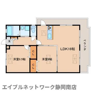 ユーロスクエア【3階】の間取り