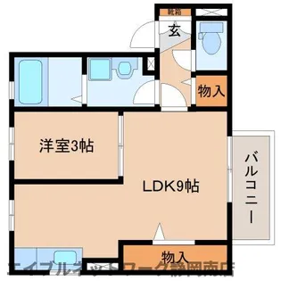 はなみずき B棟【1階】の間取り