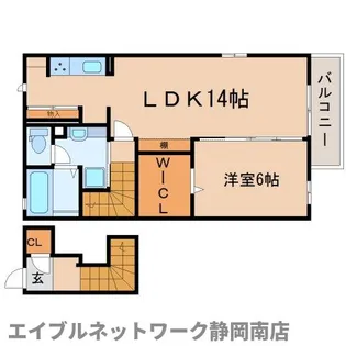 コリーヌベール【2階】の間取り