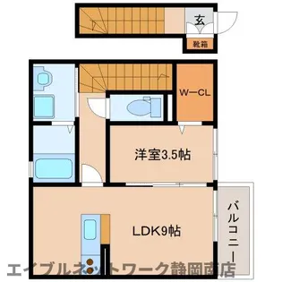 ルビーフィールド【2階】の間取り