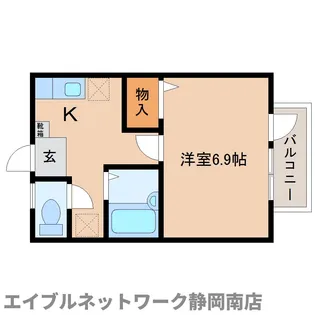 さくらハイツA棟【201号室】の間取り