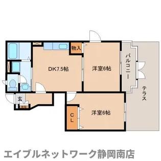 フィオーレA【1階】の間取り