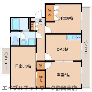 ドルフK【2階】の間取り