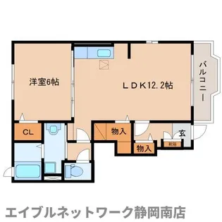 ヴィラ カルム【1階】の間取り