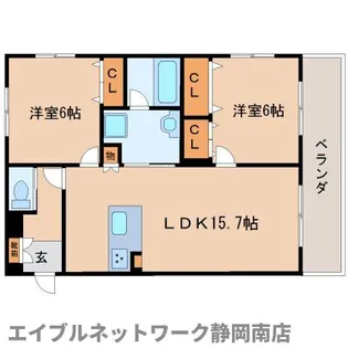 オラシオン新川【1階】の間取り