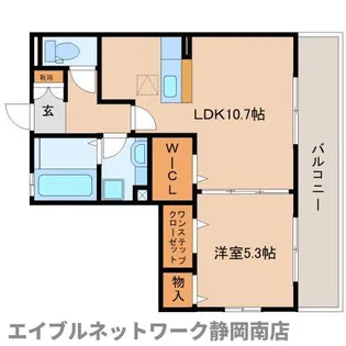エスタシオ【1階】の間取り