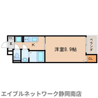 グランディー豊原町【3階】の間取り