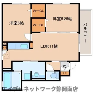 アルページュ【1階】の間取り