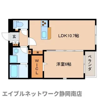 フラッツ エドワリ【1階】の間取り