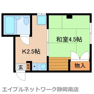 青木マンション【202号室】の間取り