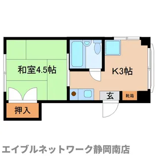 青木マンション【201号室】の間取り