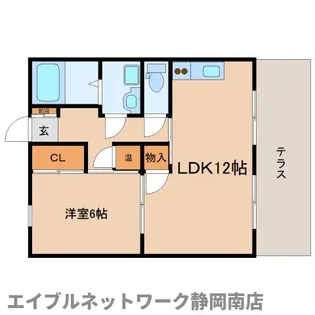 サンパレス中田3【102号室】の間取り