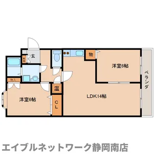 サンパレス中田3【203号室】の間取り
