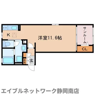 セジュールKFⅡ【1階】の間取り