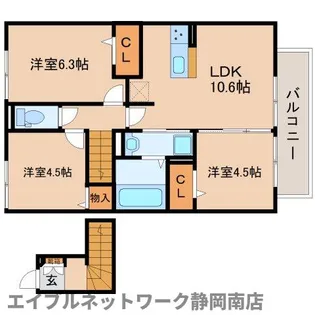 pum(パム)【2階】の間取り