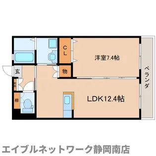 グランストーク西島【5階】の間取り