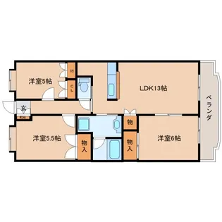アムールハイム【102号室】の間取り