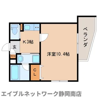 エミュアール【405号室】の間取り