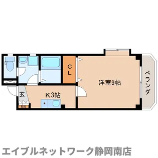 シャルムフォーレ【3B号室】の間取り