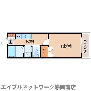 ムッシューマダム【2J号室】の間取り