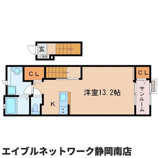 アライブ エスアンドワイ【2階】の間取り