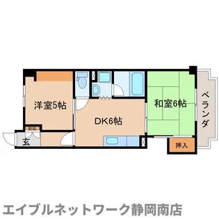 エスカイア南町【404号室】の間取り