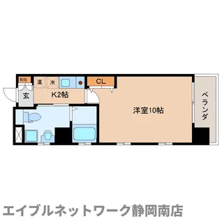 サウスガーデン南町【701号室】の間取り