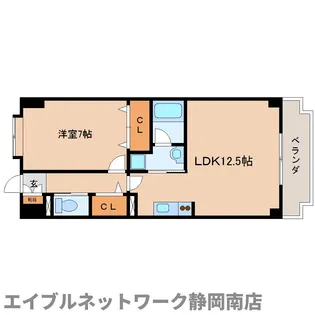 セントラルコート【603号室】の間取り