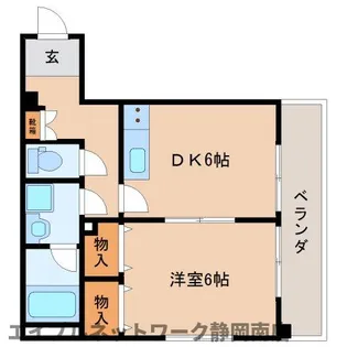 FLAN*【303号室】の間取り